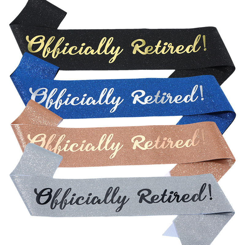 Birthday Sash Glitter - Officially Retired Sash Glitter Satin Retired