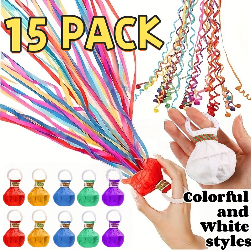Confetti Cannon Tube - 2/15pcs Hand-Thrown Confetti Explosions Paper Popper