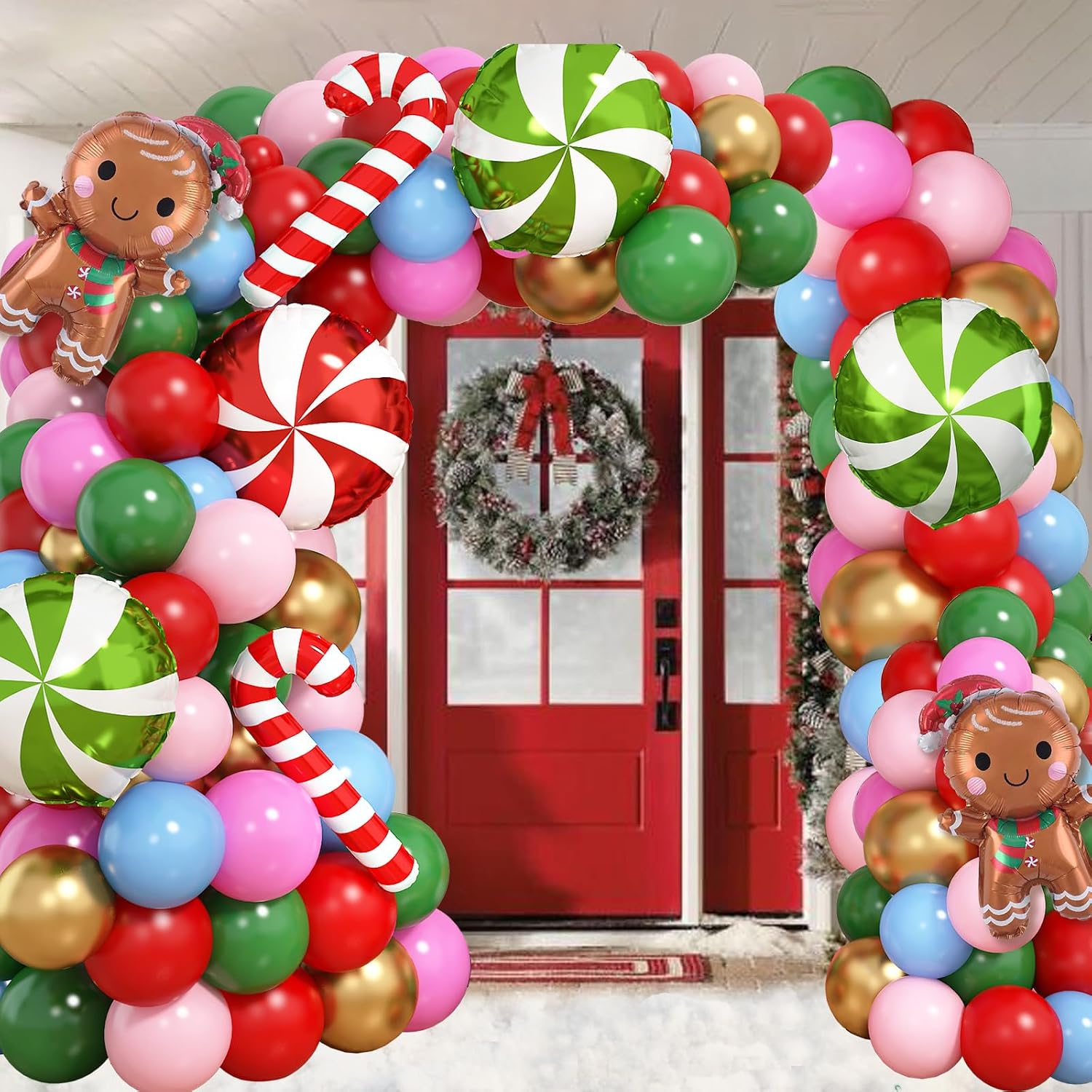 Christmas Balloons Garland Arc - огляд і ціна Balloon Arch Kit
