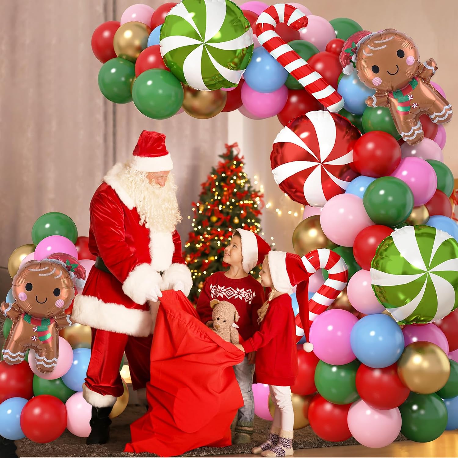 Christmas Balloons Garland Arc - огляд і ціна Balloon Arch Kit