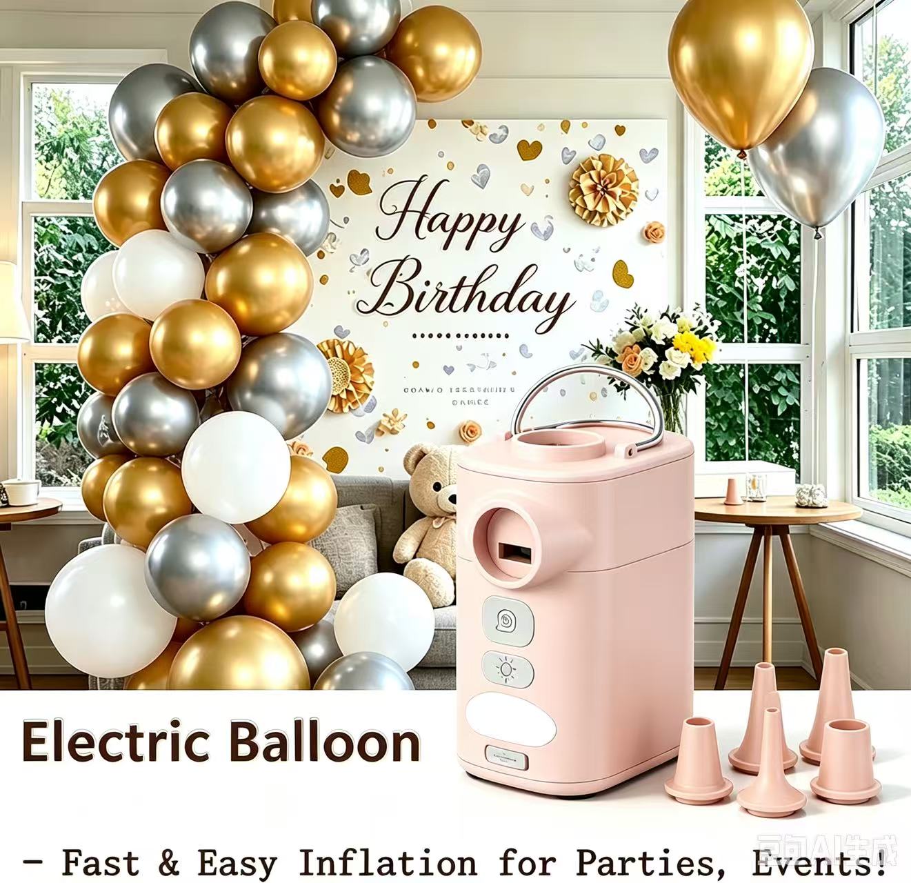Balloon Pump Electric Portable - огляд і ціна Balloon Pump Hand