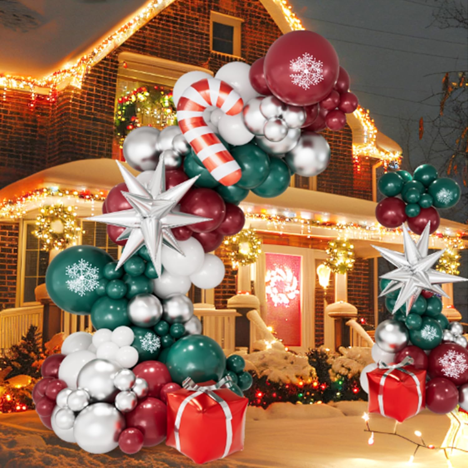 Christmas Balloon Garland Arch - огляд і ціна Balloon Arch Kit
