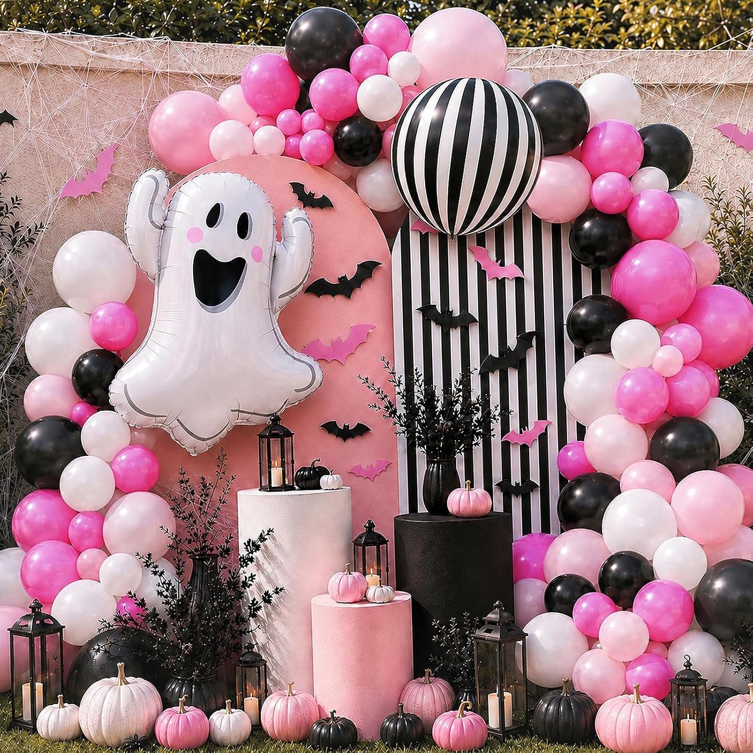 Cute Ghost Halloween Balloons  - огляд і ціна Balloon Arch Kit