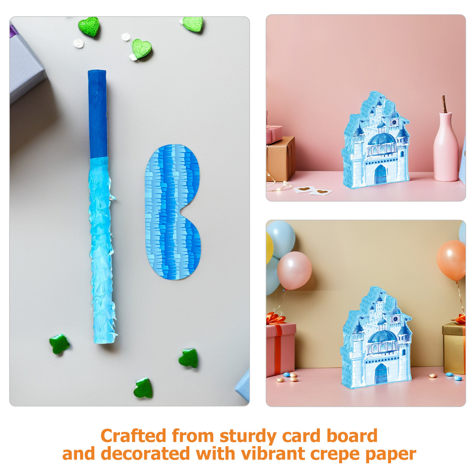 1Set Sturdy Castle Pinata Deco - огляд і ціна Centerpiece Stick