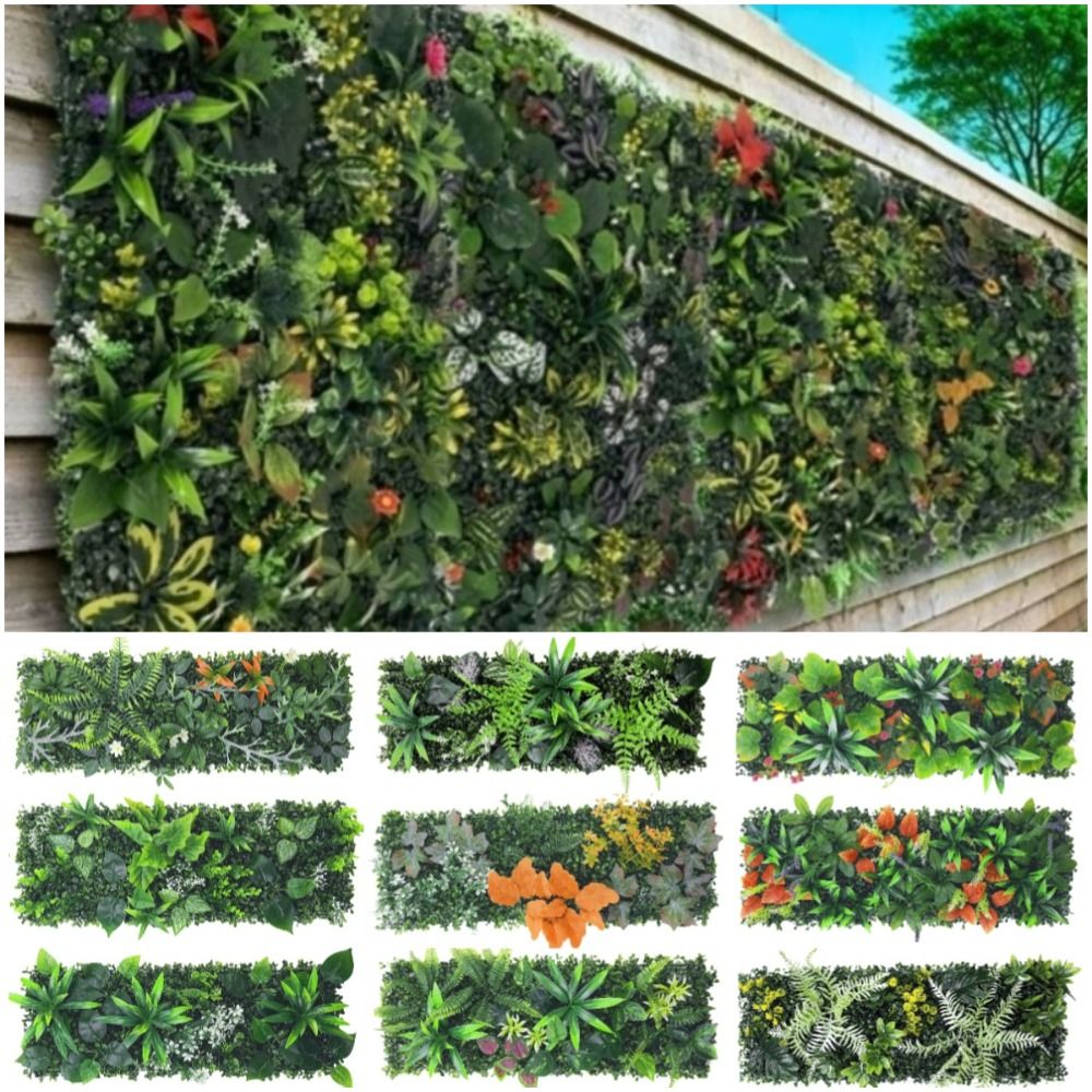 DIY Artificial Plant Wall Pane - огляд і ціна Flower Wall Panel
