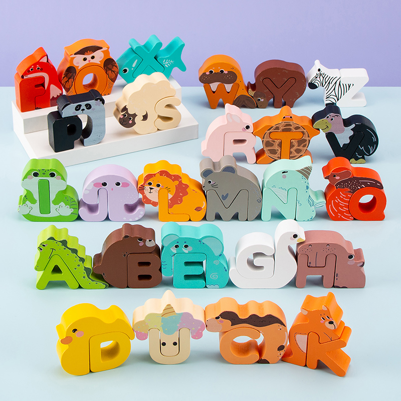 26Pcs Wooden Animal Alphabet B - огляд і ціна Event Z