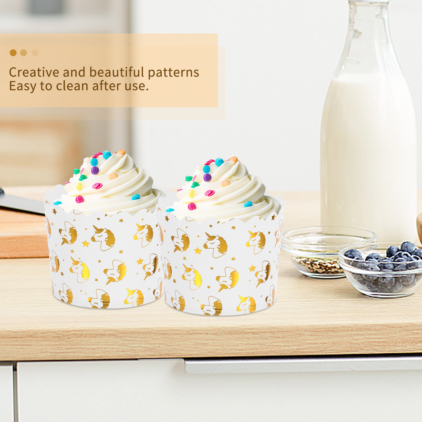Cupcake Paper Baking Cups 50Pc - огляд і ціна Plastic Cup 50Pcs