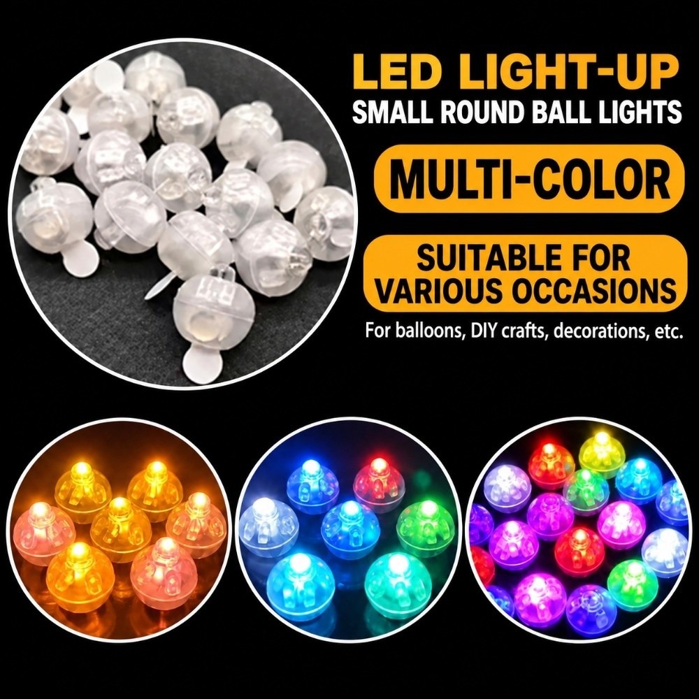 50Pcs New LED Flashing Balloon - огляд і ціна Led Balloon Light