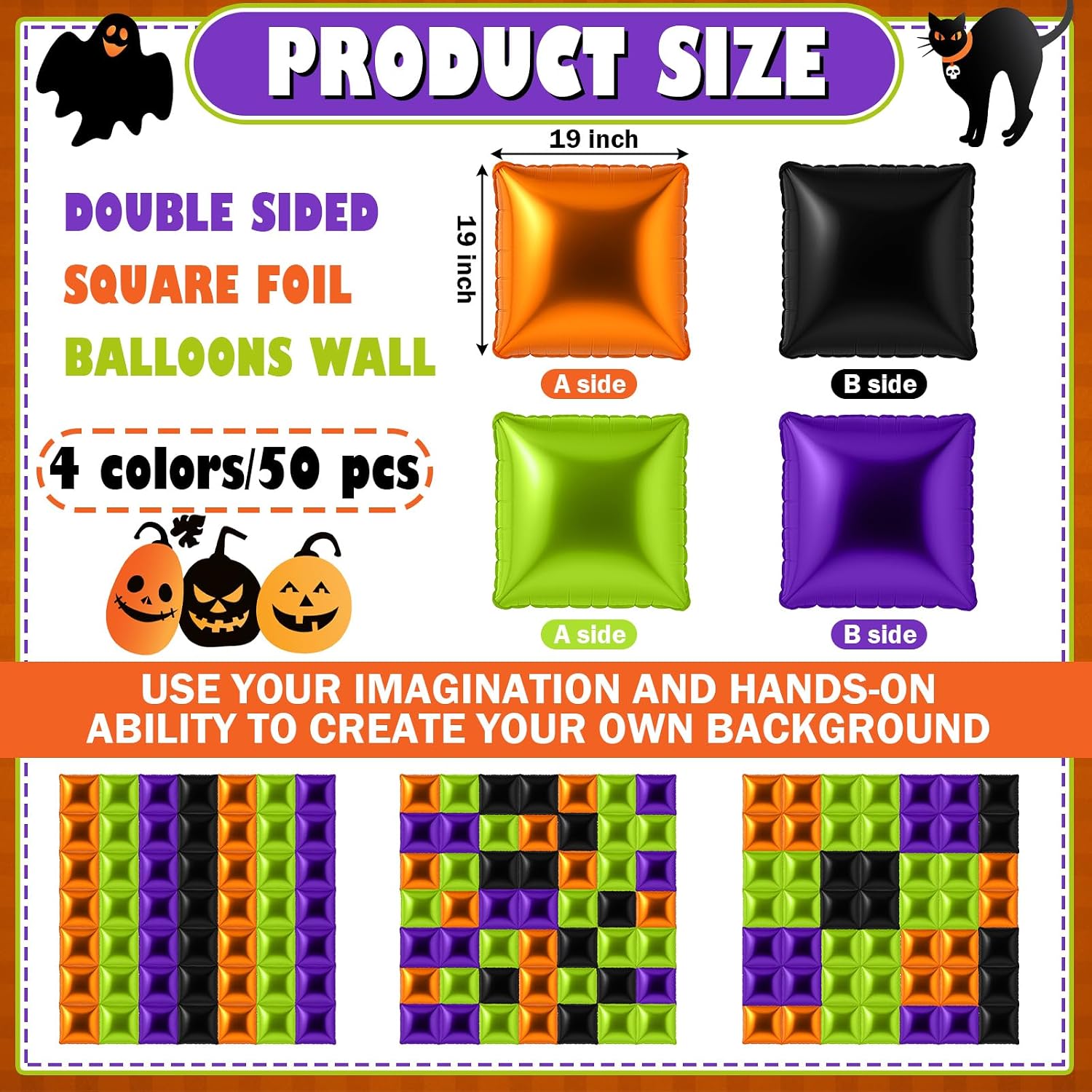 50 Pcs Halloween Balloon Arch  - огляд і ціна Balloon Arch Kit
