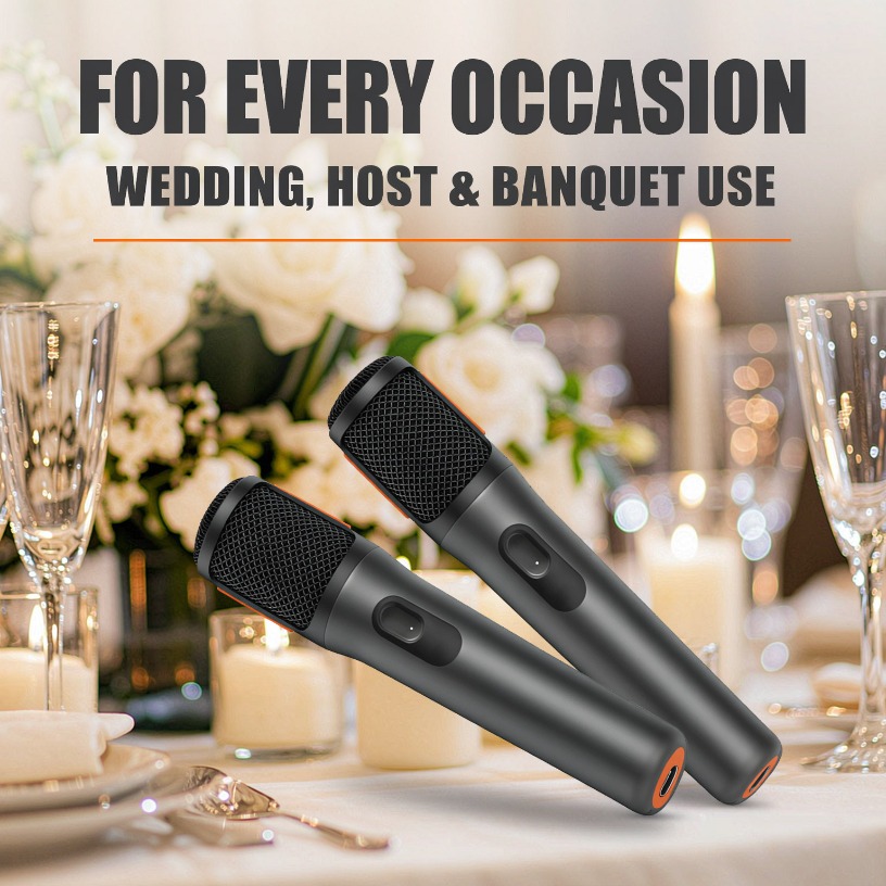 Wireless Microphone Dual Handh - огляд і ціна Event Party