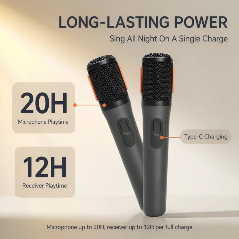 Wireless Microphone Dual Handh - огляд і ціна Event Party