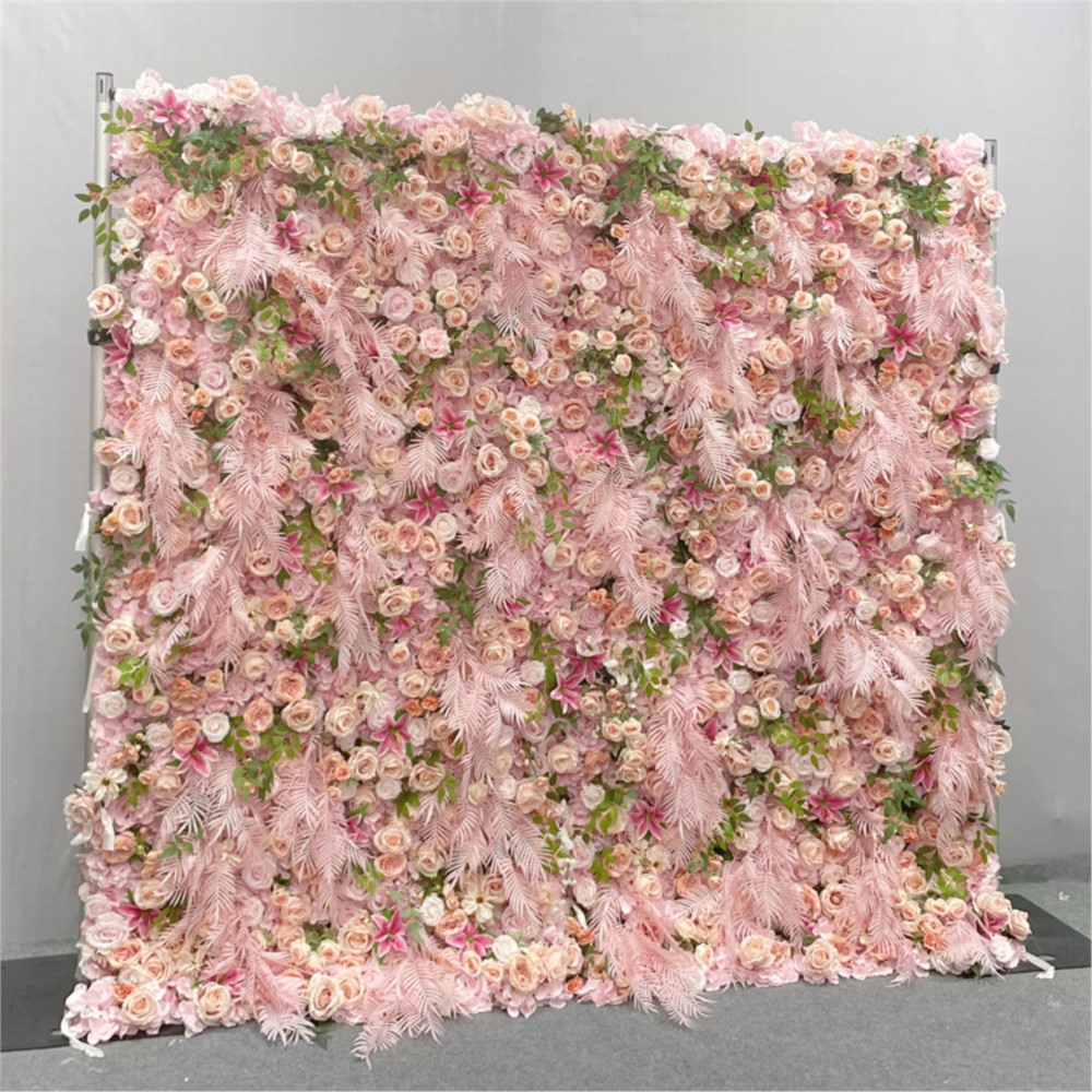 Uflower 5D Pink Rose Cloth Flo - огляд і ціна Flower Wall Panel