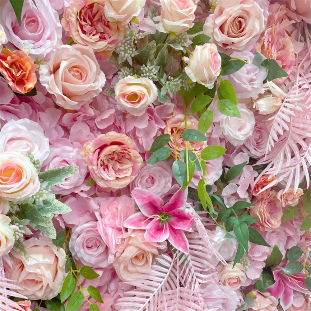 Uflower 5D Pink Rose Cloth Flo - огляд і ціна Flower Wall Panel