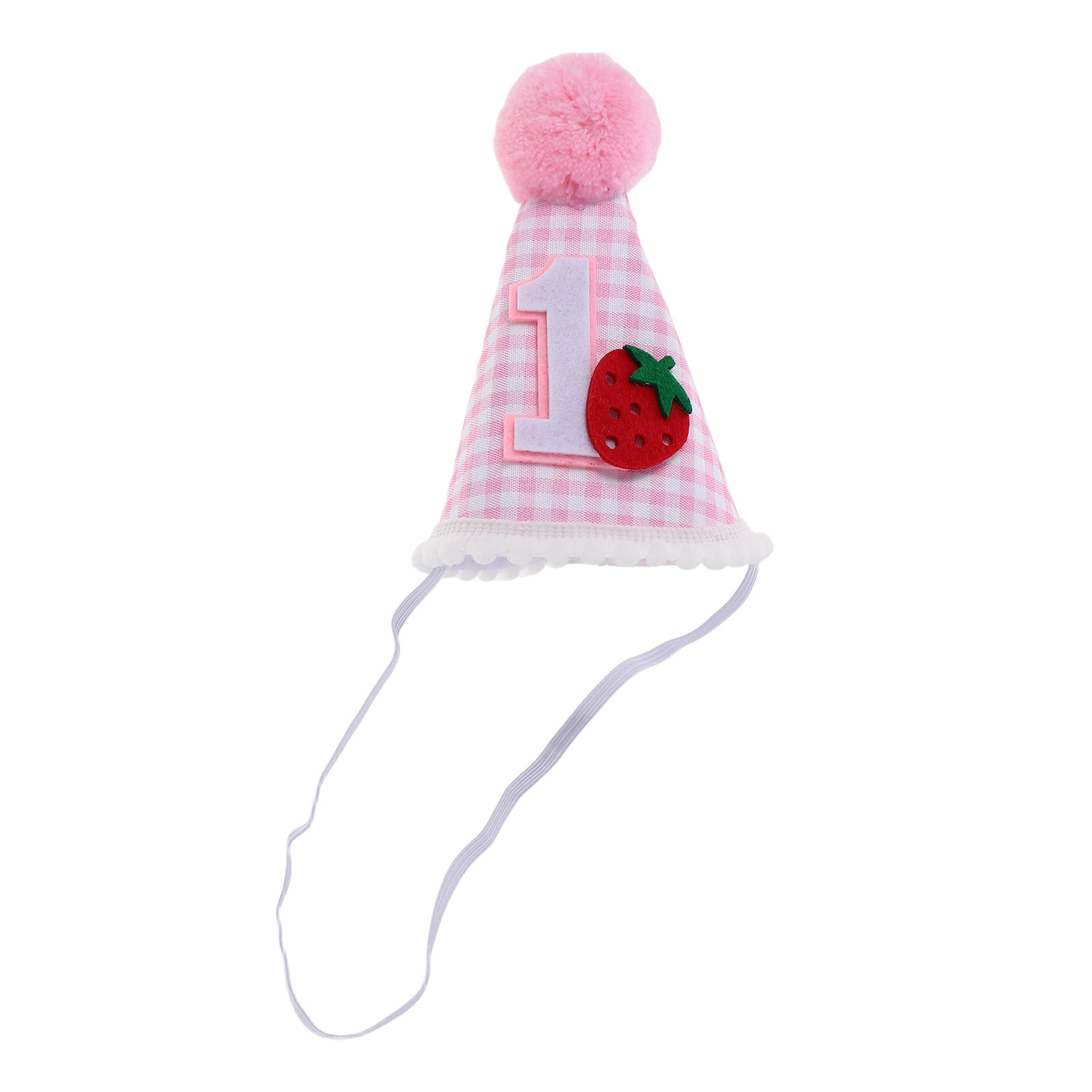 Strawberry Cone Birthday Hat P - огляд і ціна Party Hat Cone