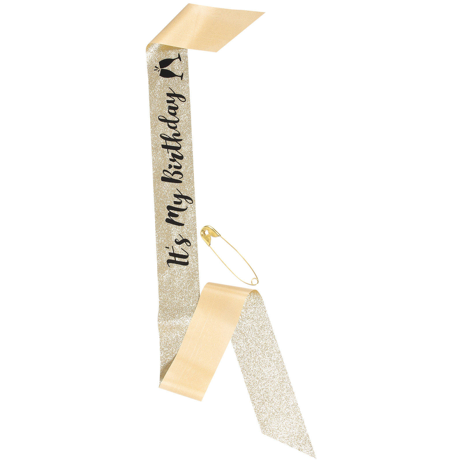 1Pcs Birthday Party Sash Glitt - огляд і ціна Birthday Sash Glitter