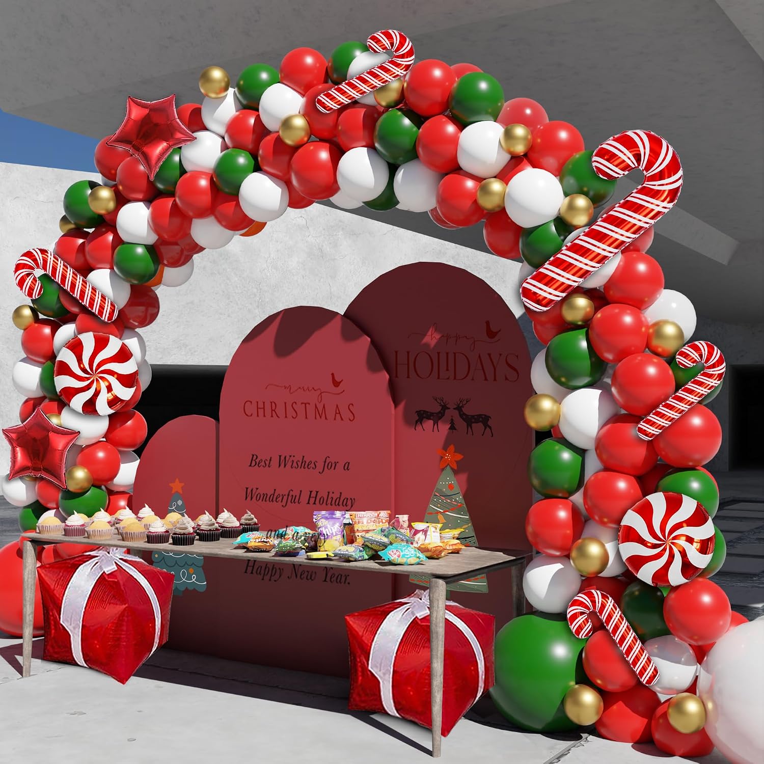 Christmas Balloon Arch Kit, 16 - огляд і ціна Balloon Arch Kit