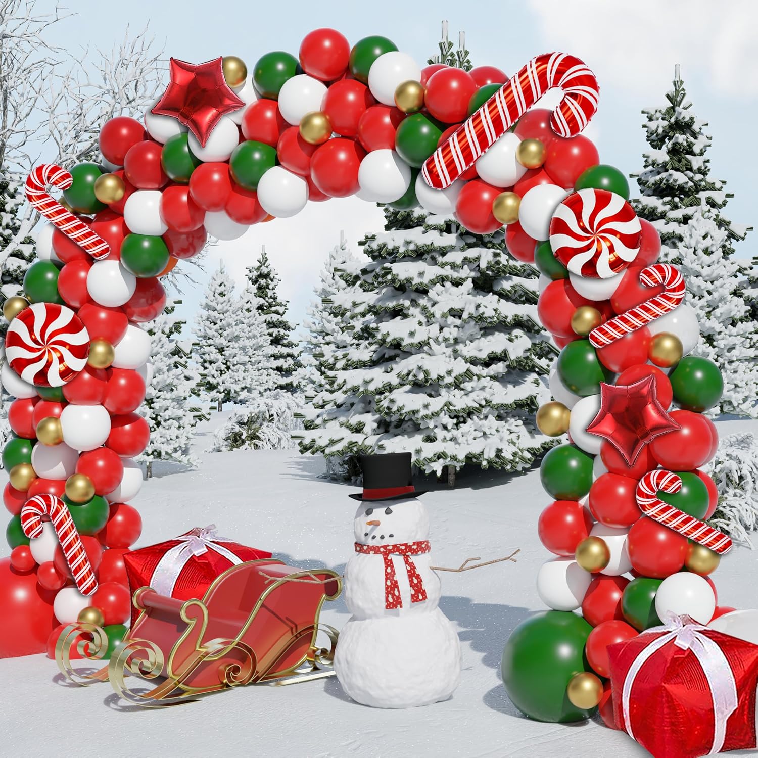 Christmas Balloon Arch Kit, 16 - огляд і ціна Balloon Arch Kit