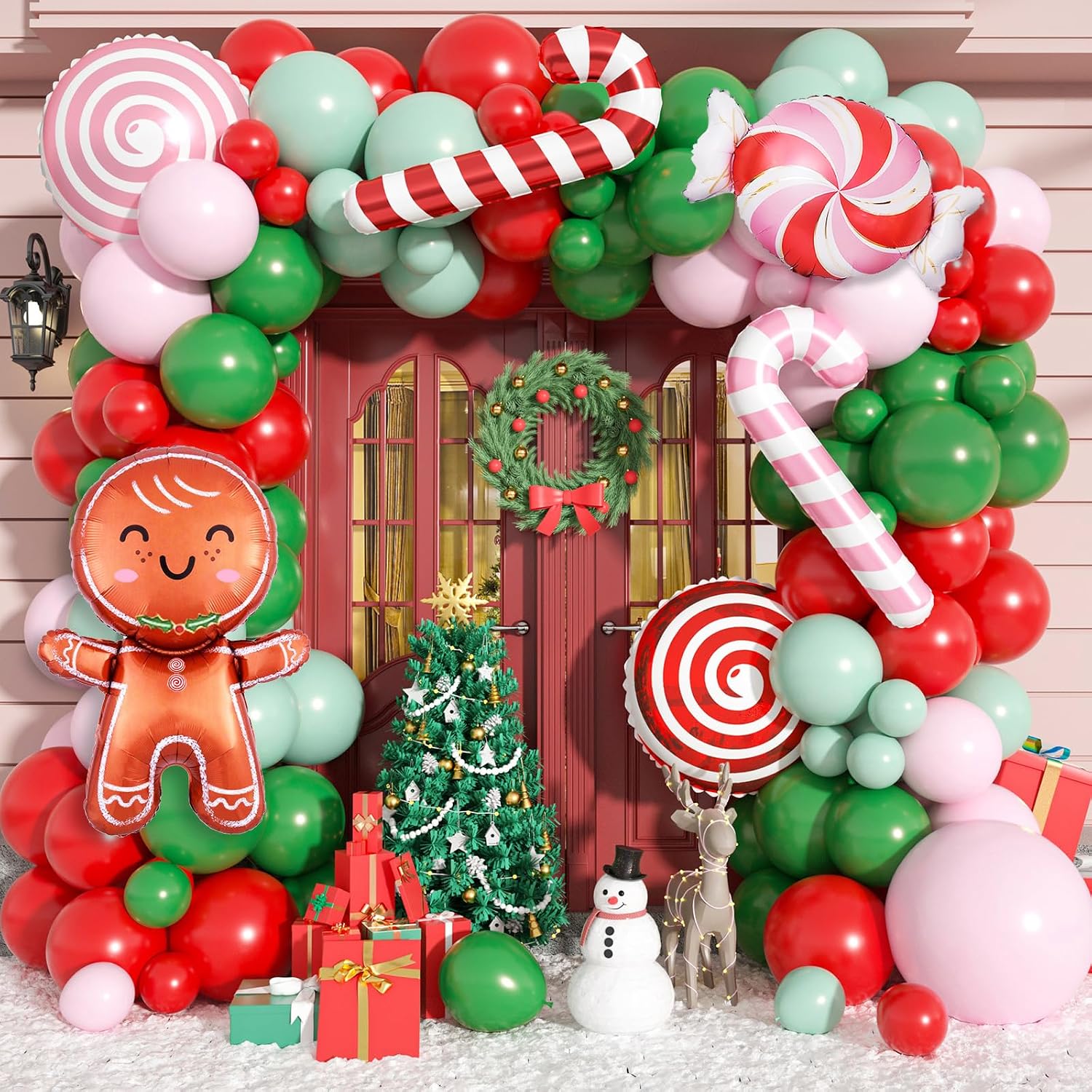 Christmas Balloon Garland Arch - огляд і ціна Balloon Arch Kit