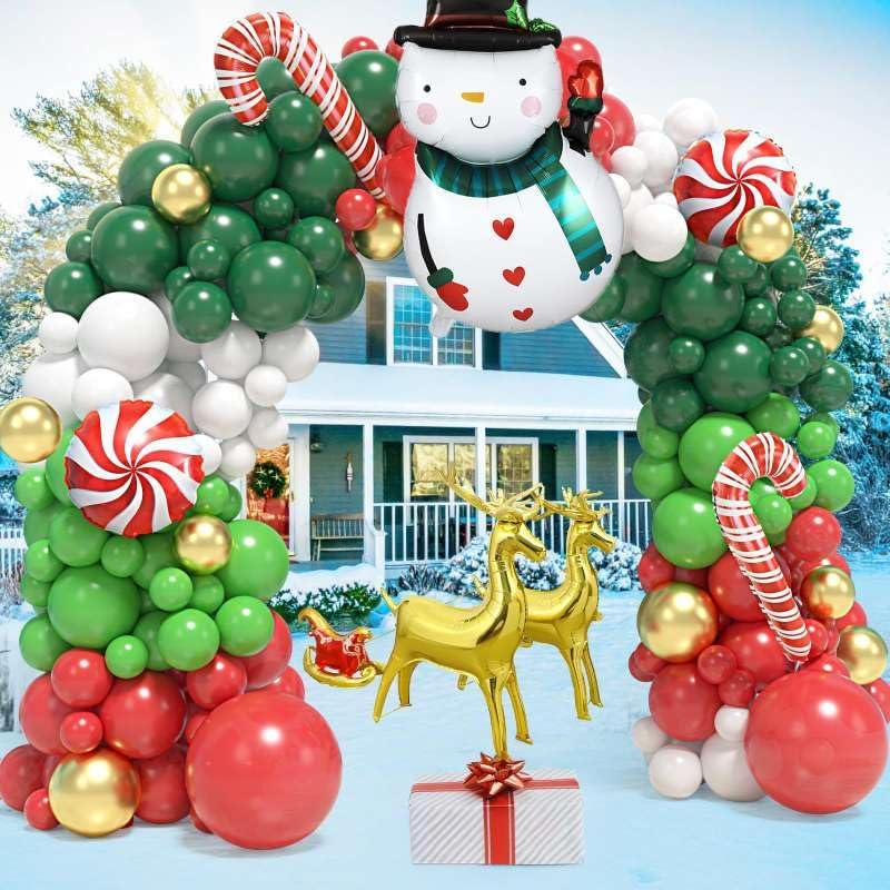 183Pcs Christmas Balloon Garla - огляд і ціна Balloon Arch Kit