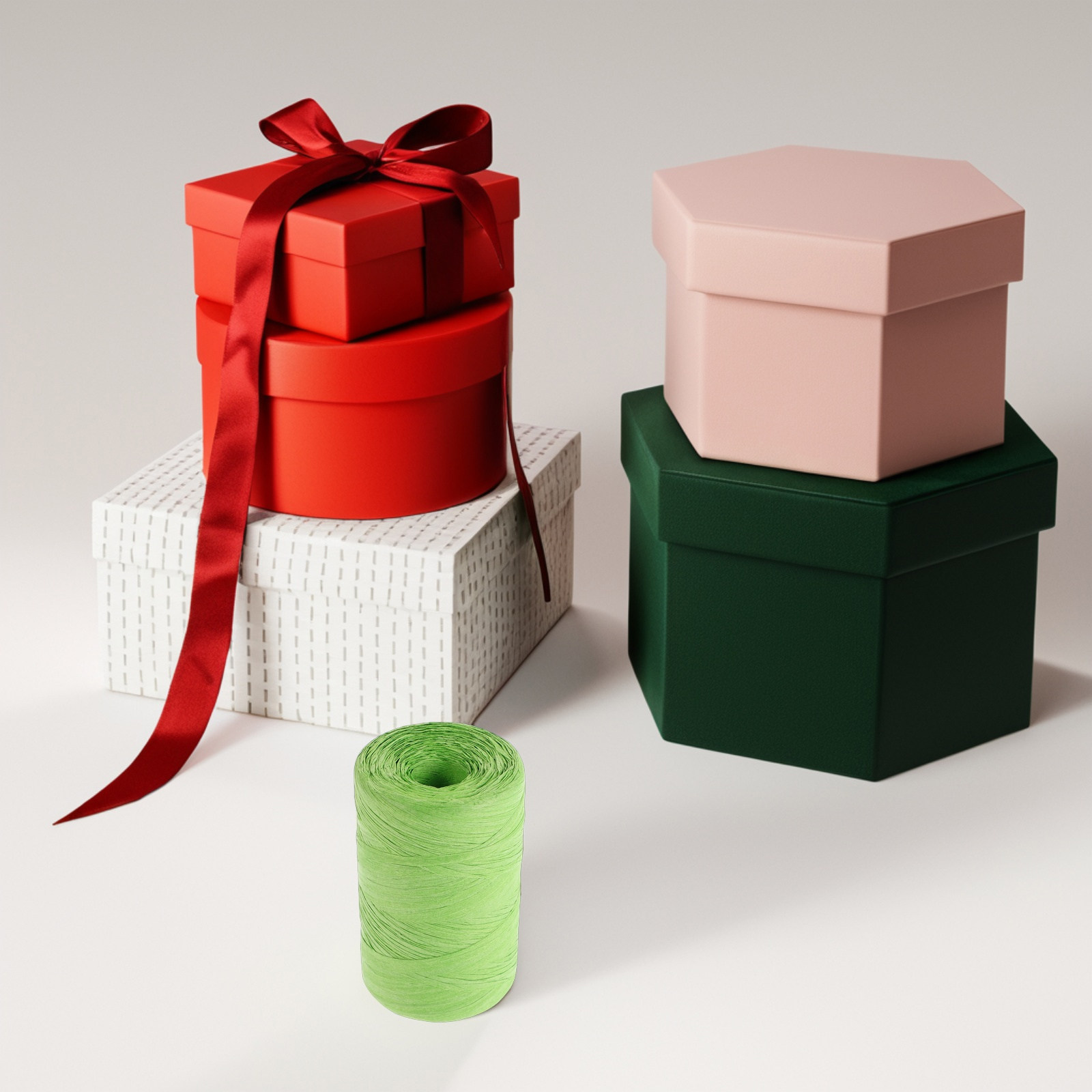 Flat Raffia Paper String Color - огляд і ціна Papercraft Supply Ribbon