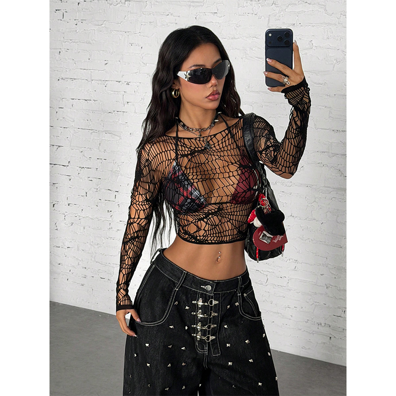 Women Top Long Sleeves See Thr - огляд і ціна Event Party