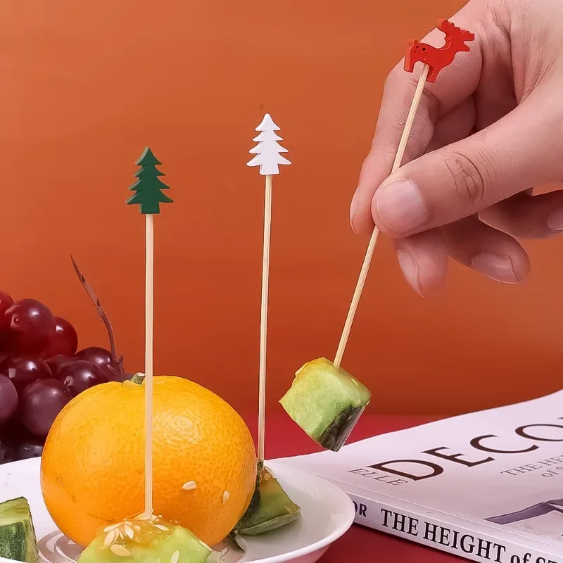 200/50PCS Christmas Fruit Skew - огляд і ціна Centerpiece Stick