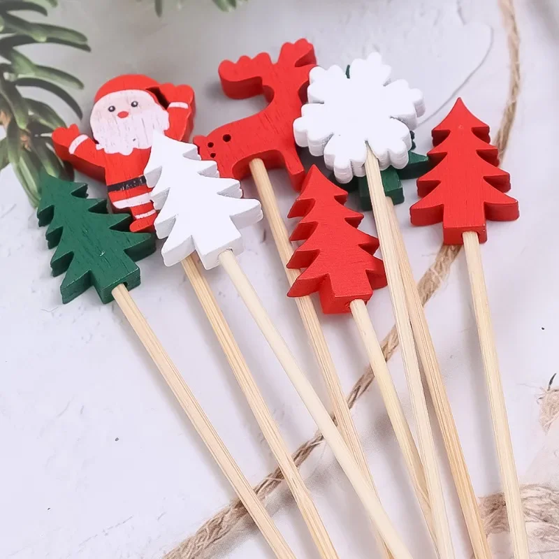 200/50PCS Christmas Fruit Skew - огляд і ціна Centerpiece Stick