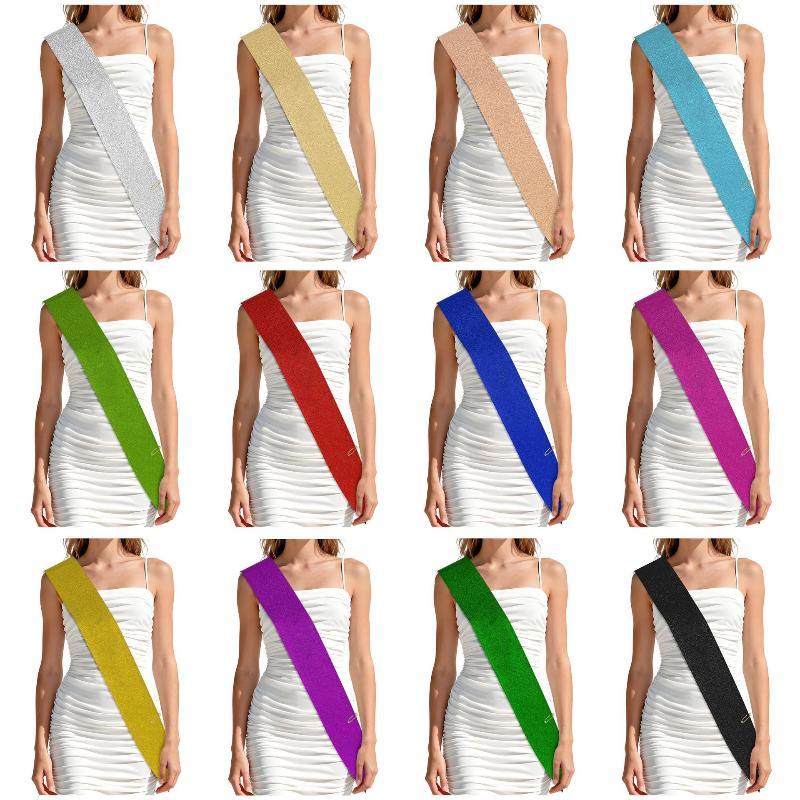Glitter Blank Satin Sash DIY M - огляд і ціна Birthday Sash Glitter