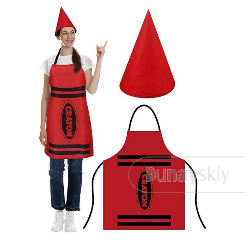 Adult Crayon Costume Hat & Mat - огляд і ціна Party Hat Cone