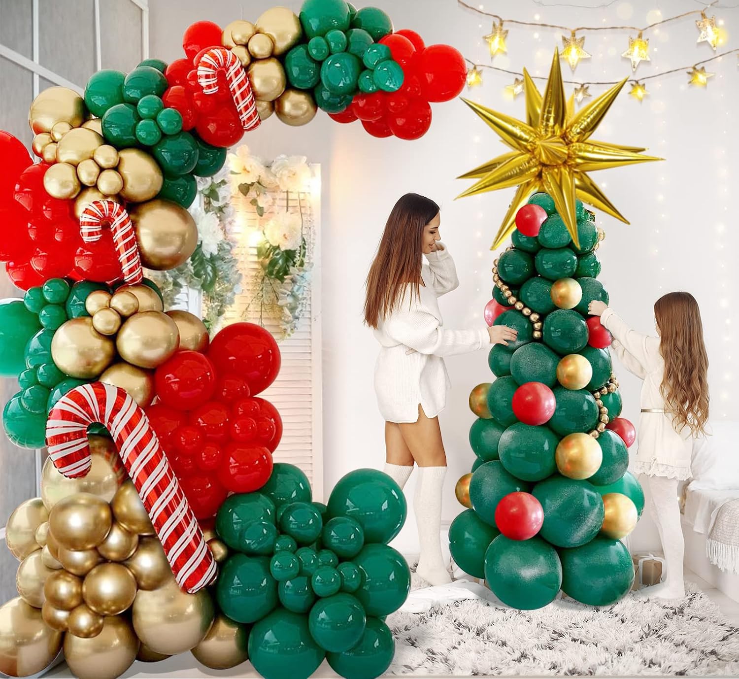 Christmas Balloons Garland Arc - огляд і ціна Balloon Arch Kit