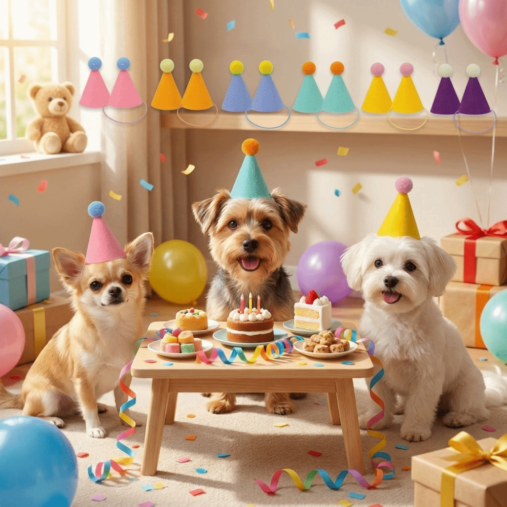 6/12/24Pcs Cute Pet Party Hat  - огляд і ціна Party Hat Cone