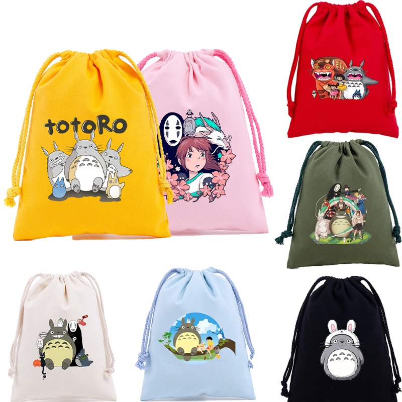 Totoro Cotton Cute Drawstring  - огляд і ціна Party Favor Bag