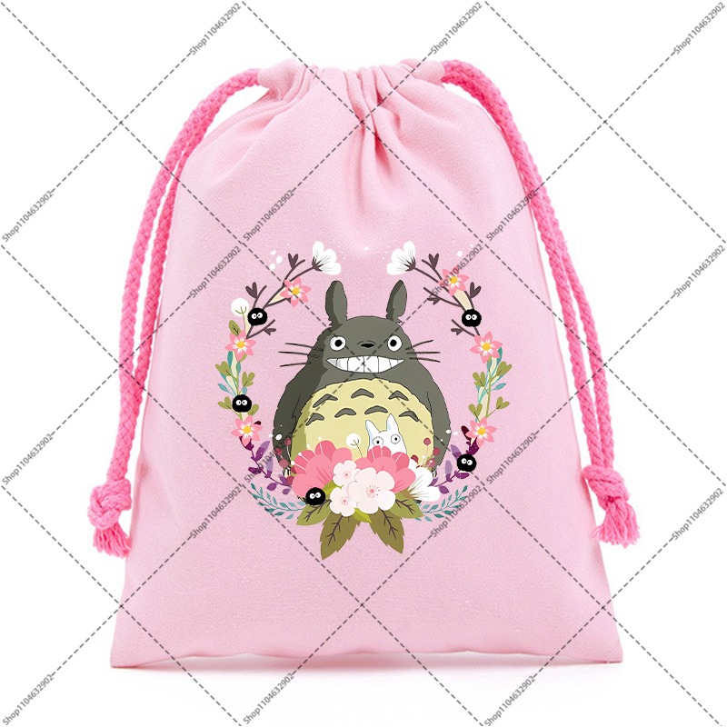 Totoro Cotton Cute Drawstring  - огляд і ціна Party Favor Bag